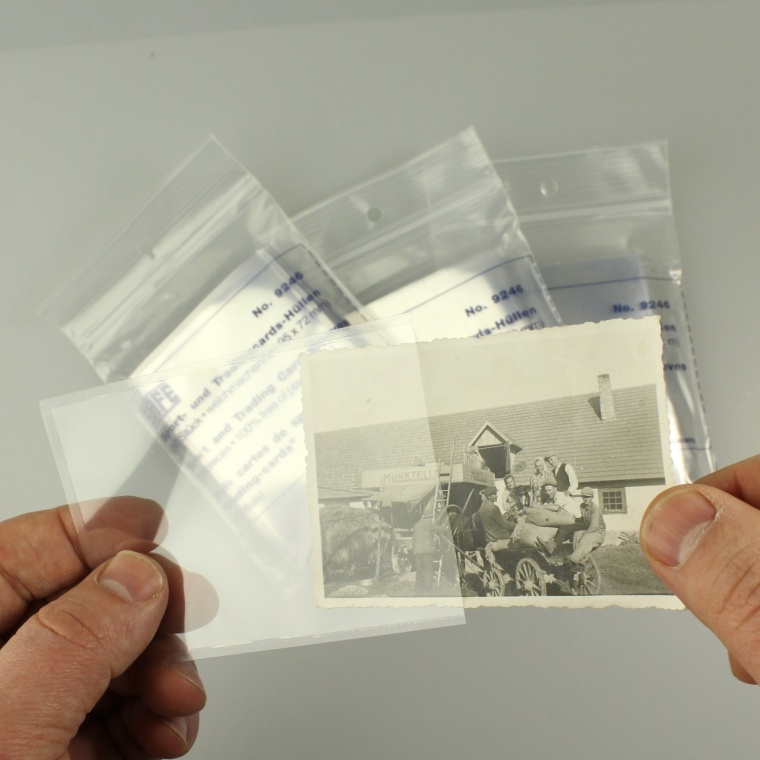 Transparent Sleeves 95×72 mm