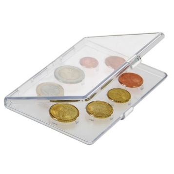 Transparent Coin Case for Euro Coin Set