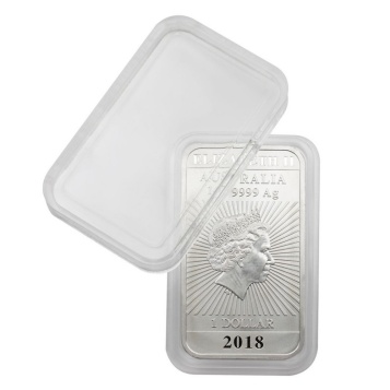 Rectangular Coin Capsules (for 1oz AU silver buillon)