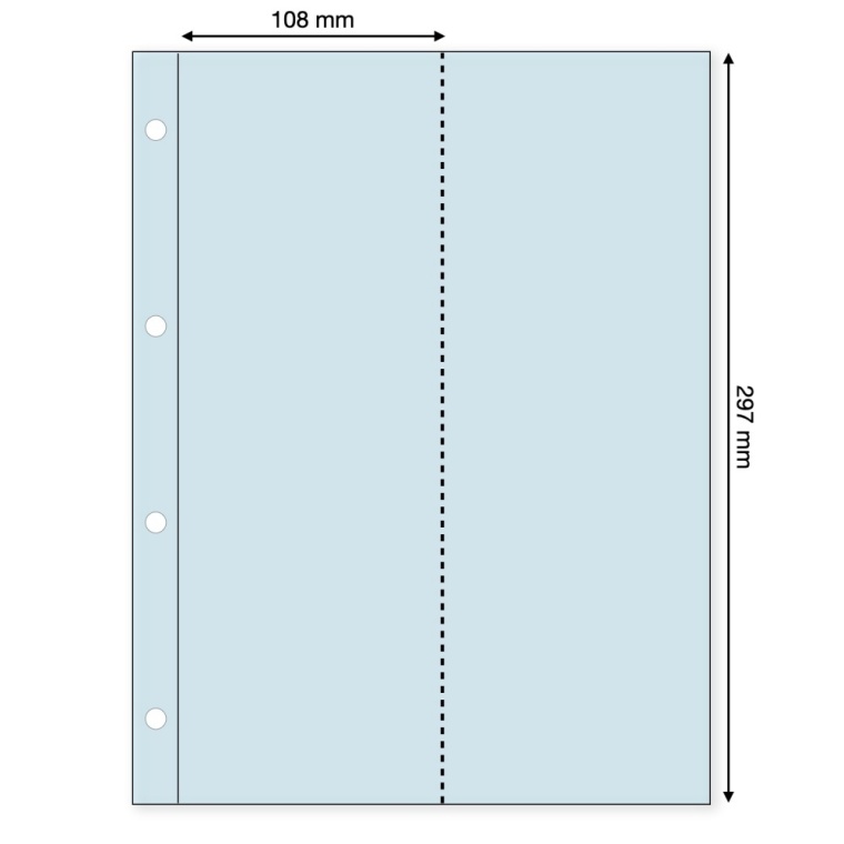 Compact A4 Two Vertical Pocket Page