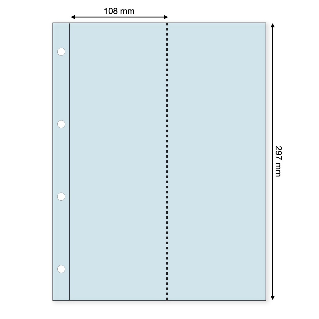 Compact A4 Two Vertical Pocket Page