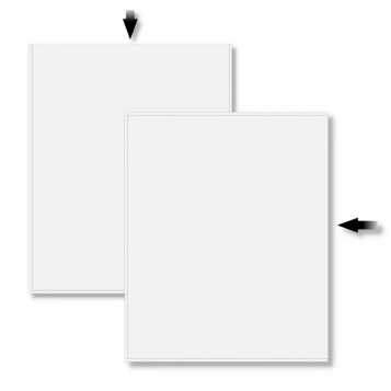 Transparent Sleeves 265 x 117 mm