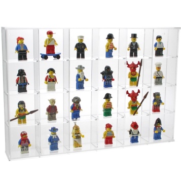 Glass Display Case for Lego Figurines