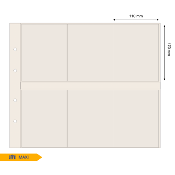 Maxi Six Pocket Page 110x160 mm