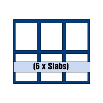Small coin tray for 6 SLABs or coin cards