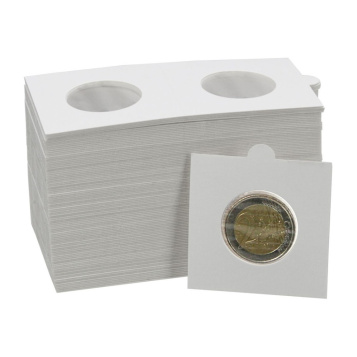 50×50 Coin Holder Self Adhesive 100-pack