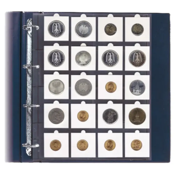 Compact A4 Page for 50×50 Coin Holders