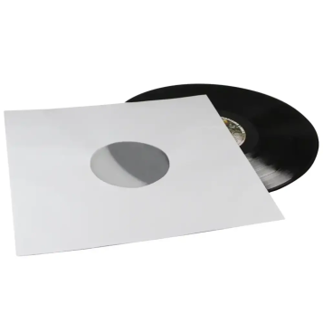 White inner sleeves for LP records