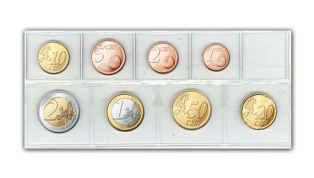Münditasku euromüntide komplektile - 10-pakk