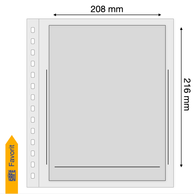 Dual Blanko vaheleht 719