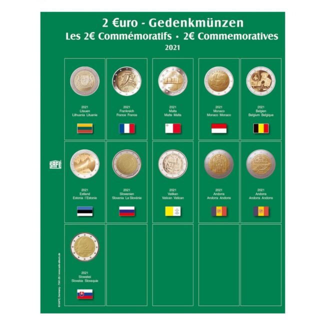 Premium mündialbum 2€ lisaleht 2021