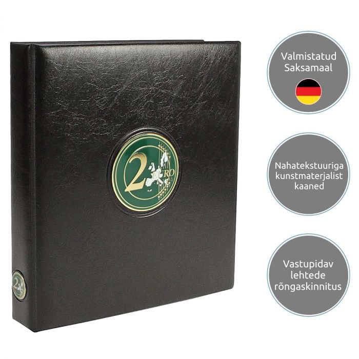 Safe Album numismatique premium pour pièces de 2 euros - Stamps 4 Everyone