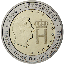 Luksemburg 2€ 2004 monogramm