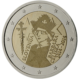 Sloveenia 2€ 2014 Barbara Celjska