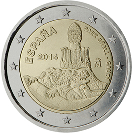 Hispaania 2€ 2014 Güelli
