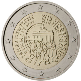 Saksamaa 2€ 2015 D Taasühinemine