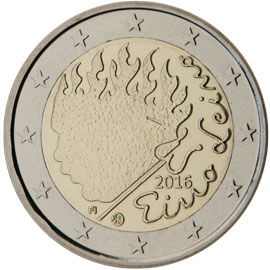 Soome 2€ 2016 Eino Leino