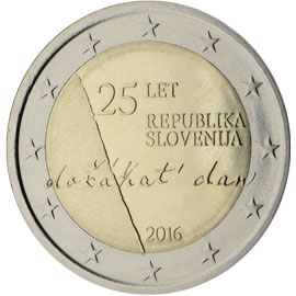 Sloveenia 2€ 2016 Iseseisvus