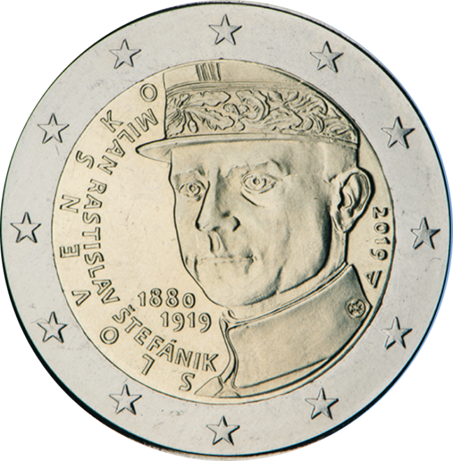 Slovakkia 2€ 2019 Štefánik