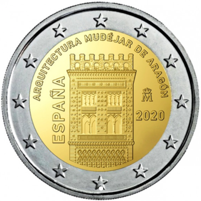 Hispaania 2€ 2020 Aragon