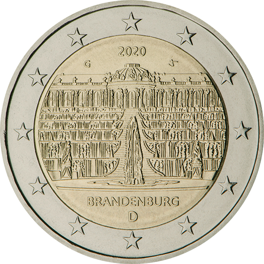 Saksamaa 2€ 2020 G Brandenburg