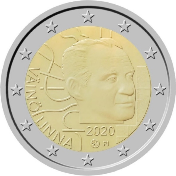 Soome 2€ 2020 Väino Linna