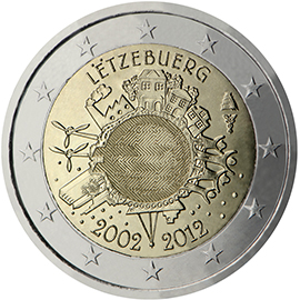 Luksemburg 2€ 2012 TYE