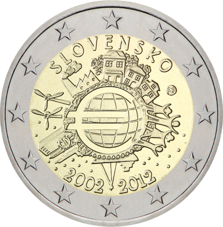 Slovakkia 2€ 2012 TYE